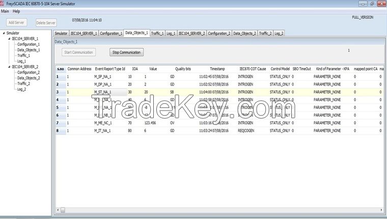 IEC 60870-5-104 Server / Slave Simulator