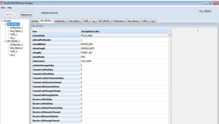 DNP3(IEEE 1815) - Outstation(Server) Simulator