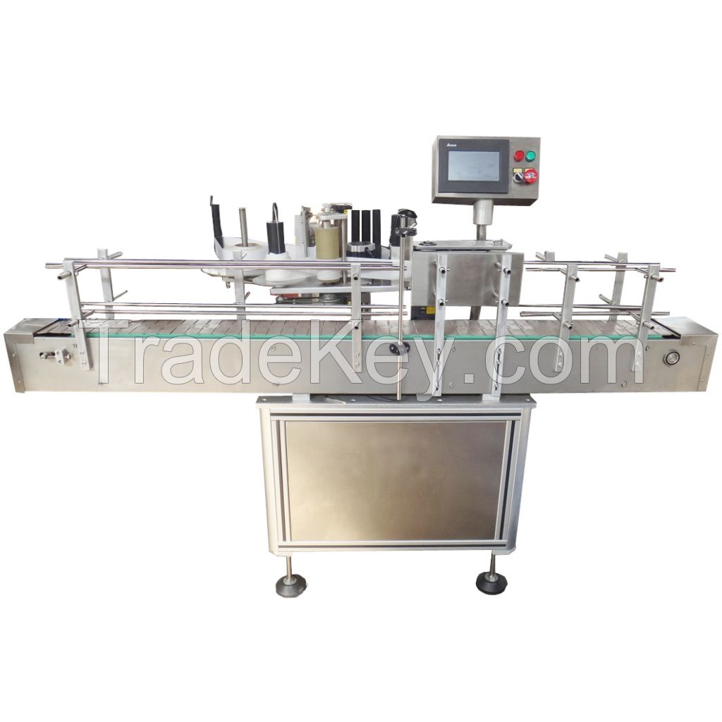 Adhesive stickers labeling machine