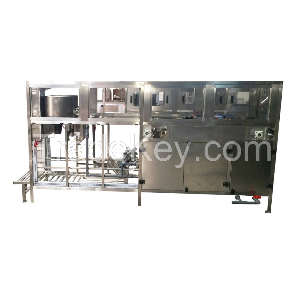 Bottle washing, filling capping machine  for 3-6gallon bottles   