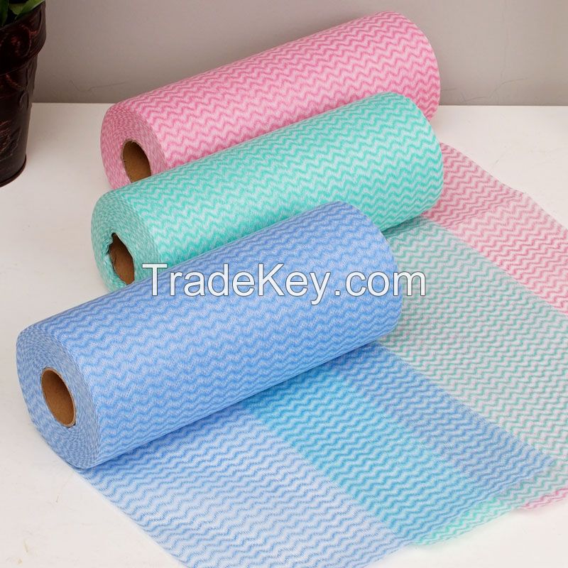 cheap disposable kitchen wipe, dish cloth, roll towels