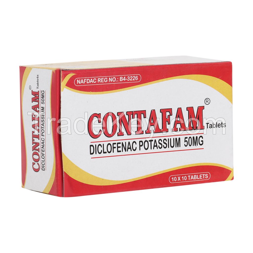 Contafam (Diclofenac Potassium 50 mg)