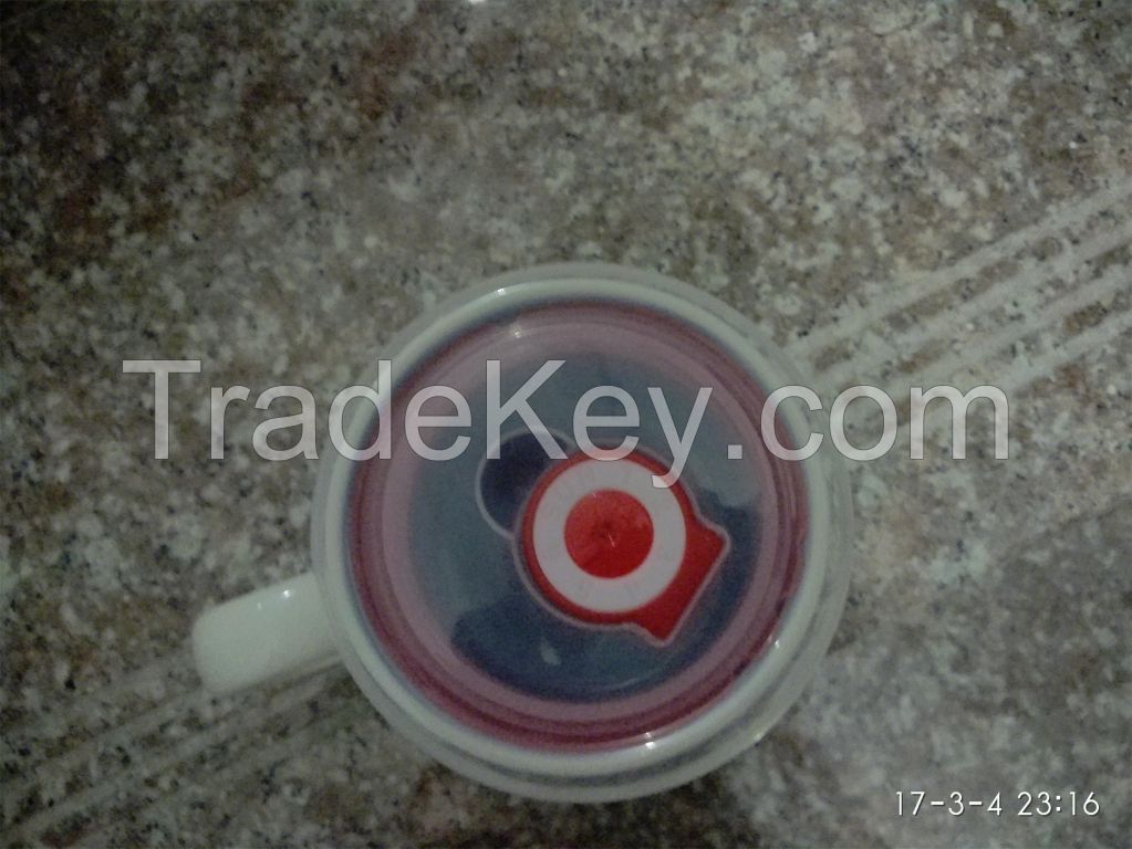 Wholesale and Retail Customised China ceramic cups with lids