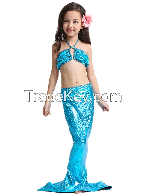 Fashion Design Girl's Swimwear Cute Bikini Set Sea-maid Swimsuits High Quality