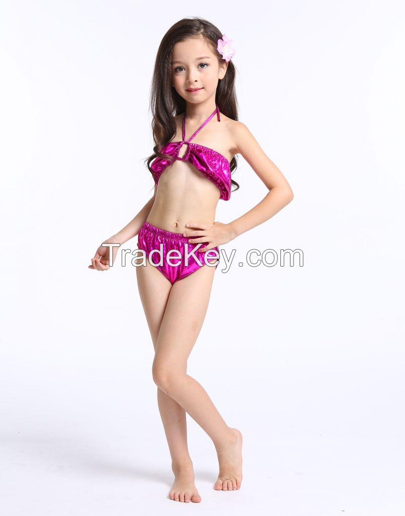 2017 Hot Sale Girl's Swimwear Cute Bikini Set Sea-maid Swimsuits Fashion Design