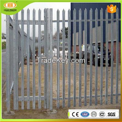 high security steel palisade fencing, second hand palisade fencing for sale with credit