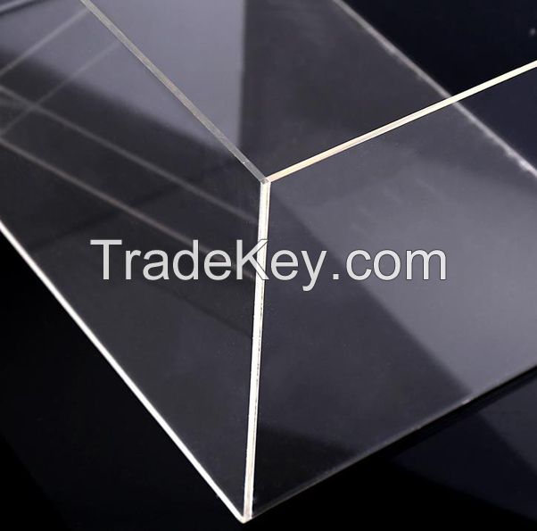 Clear square acrylic display box design for shoe China