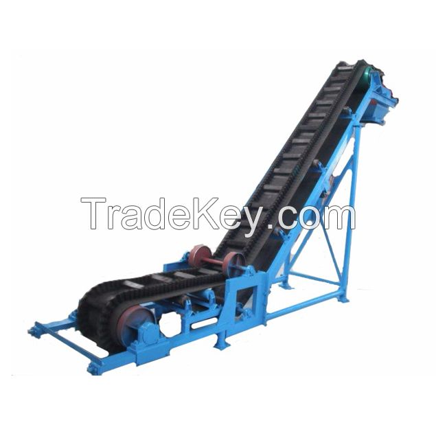 Large inclination belt conveyors available