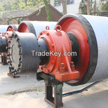Rubber lagging pulley