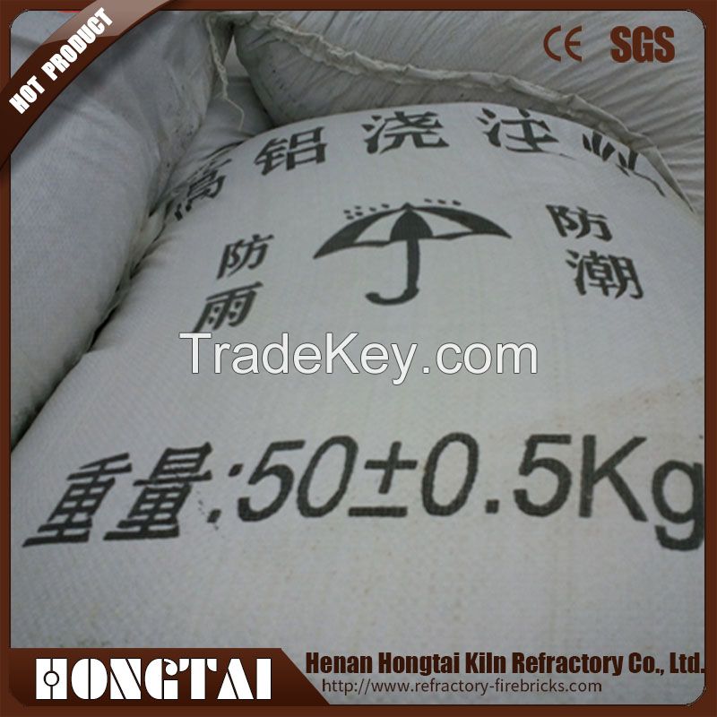 refractory low cement castable for furnace lining