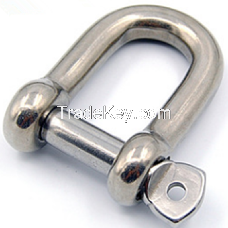 High quality bolt chain shacle US type forged safety chain shackle