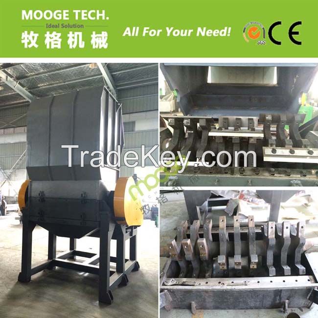 PET bottle flakes crusher/crushing machine