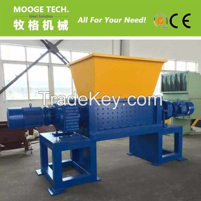 Double shaft plastic shredder/shredding machine 