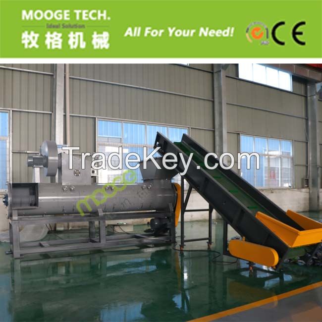 PET bottle label and cap remover/removing machine