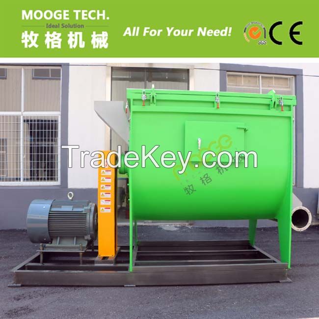 Horizontal plastic PP PE film/woven bag centrifugal dewatering machine