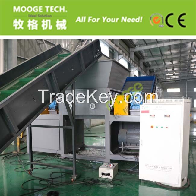 Double Shaft Shredder Machine Plastic Soft Film Products Recycling