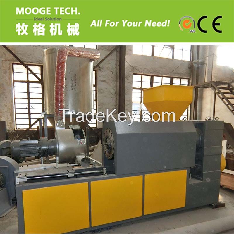 PP PE agricultural film squeezer granule making machine