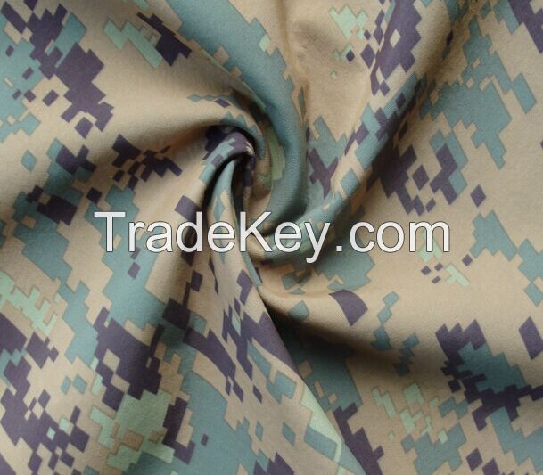 Wasteland Style Polyester Ribstop Camouflage Military Fabric