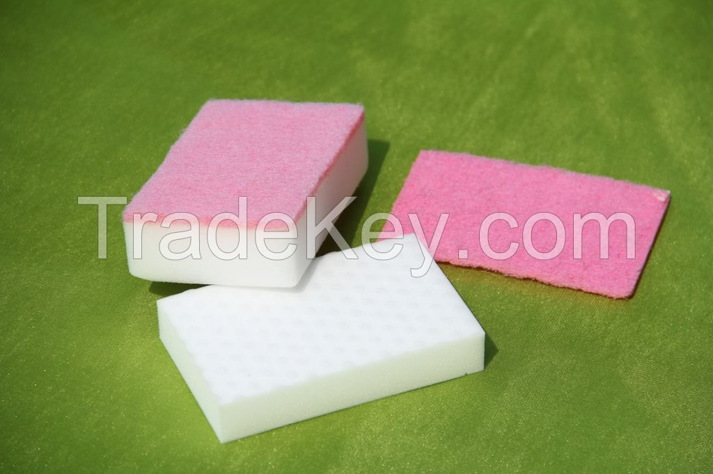 Derun melamine foam magic eraser like Mr.clean cleaning products composite