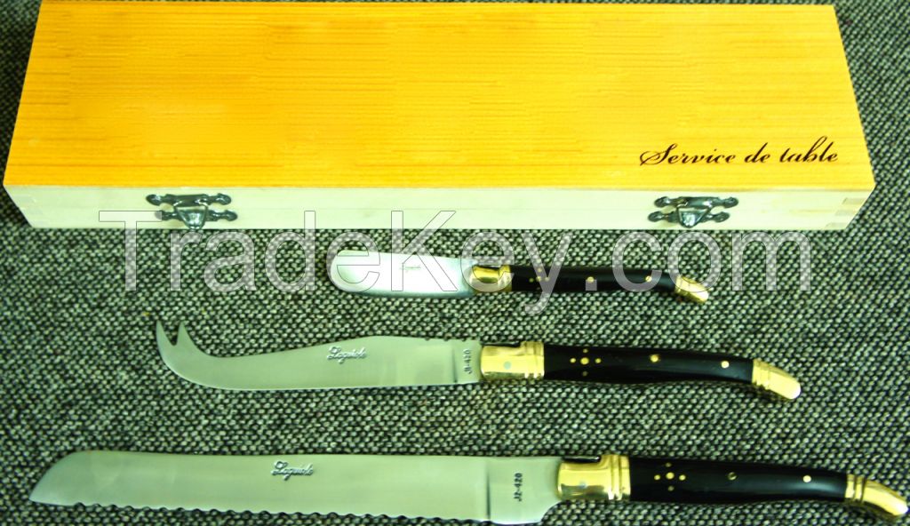 Laguiole knife, Kitchen knife set x3