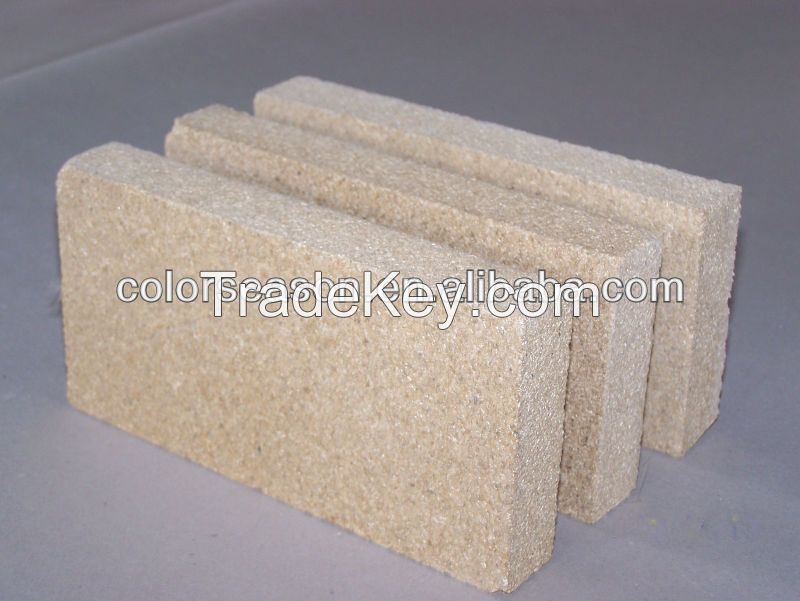 Fireproof non-combustible insulation interior decorative vermiculite bricks