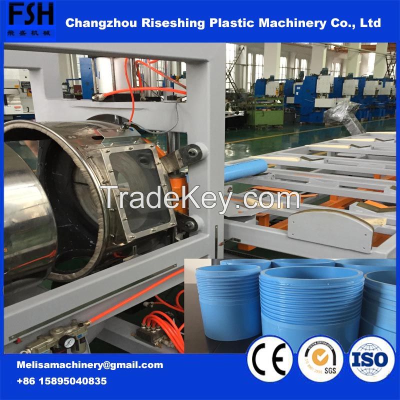 2017 China Manufacture Automatical PVC/PE Pipe Automatical Threading/Socketing Processing Machine