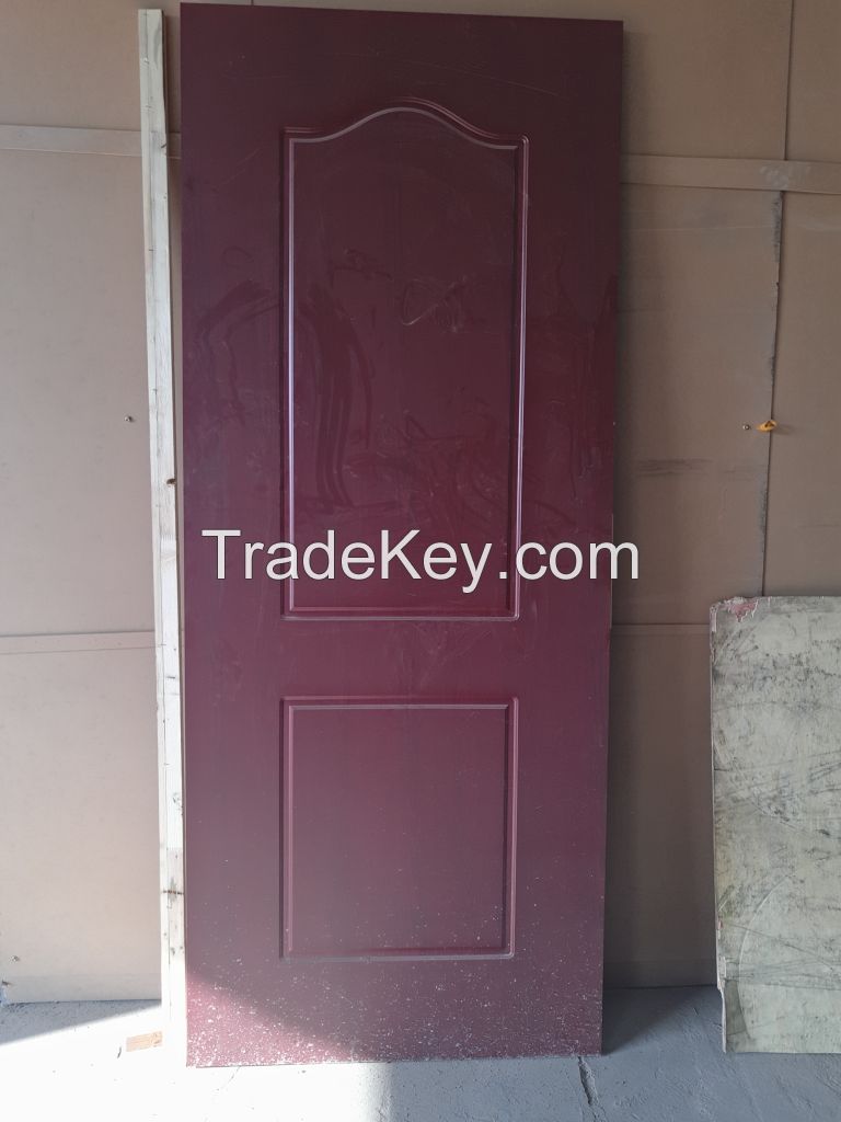 MDF door with finished surface with soundproof