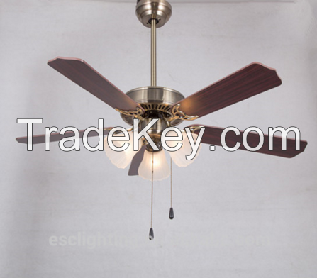 E27 light electric motor 110v ceiling fan with light kits