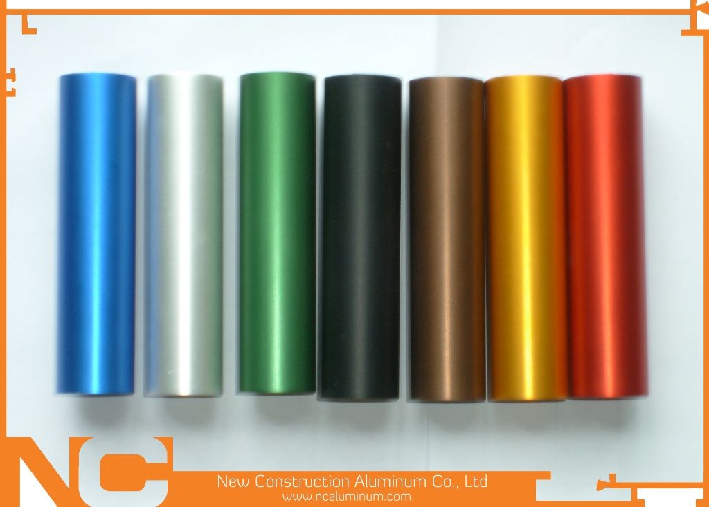 Anodized aluminum profile