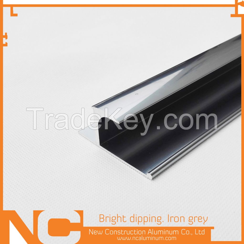 Bright dipping aluminum profile