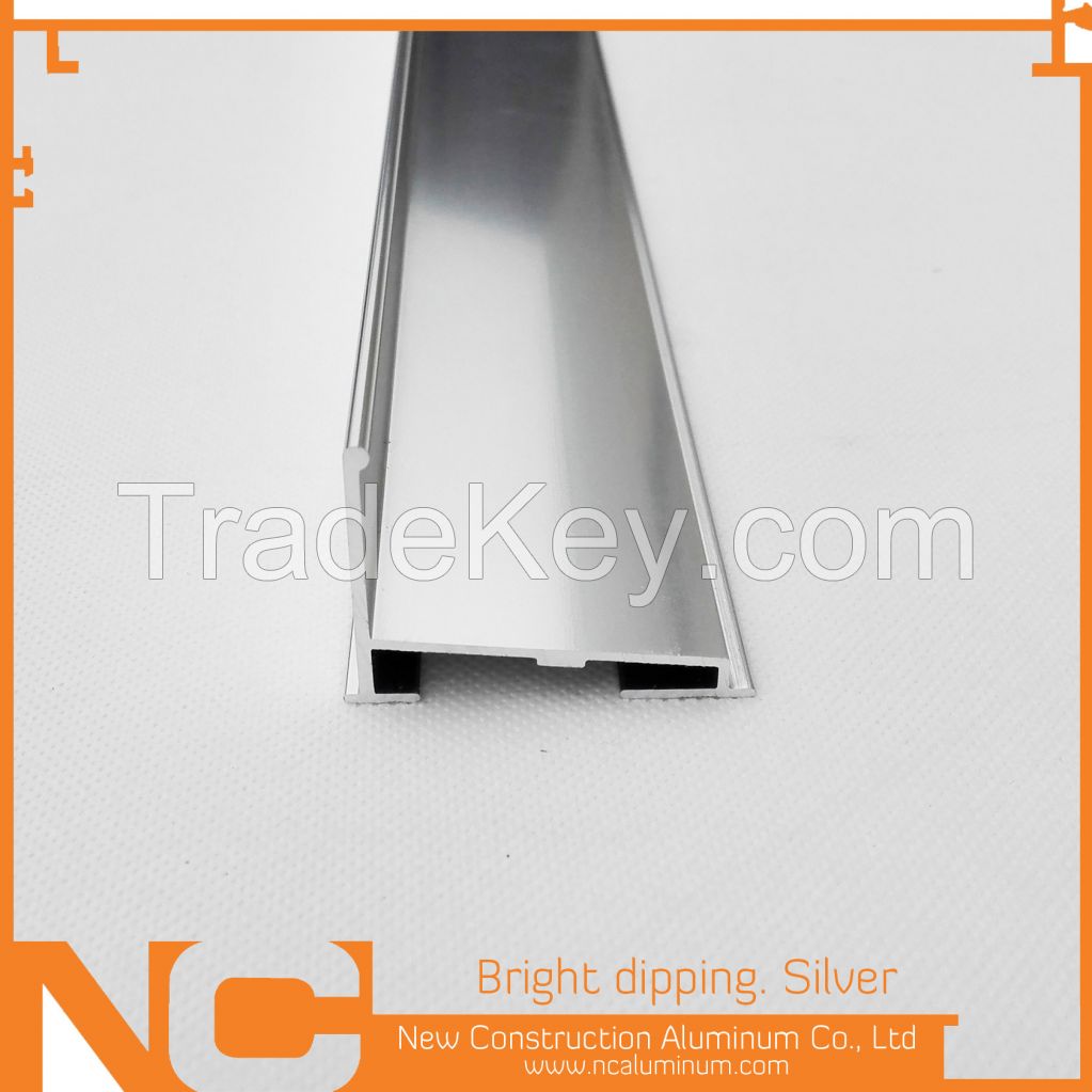 Bright dipping aluminum profile