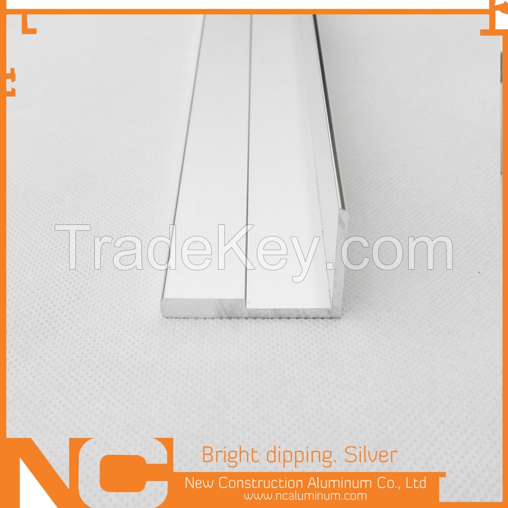 Bright dipping aluminum profile