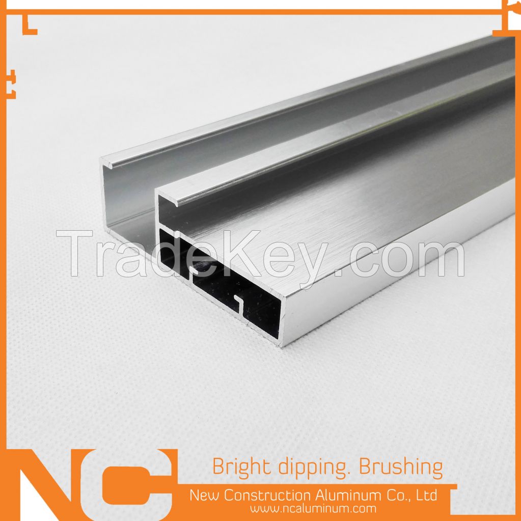 Bright dipping aluminum profile