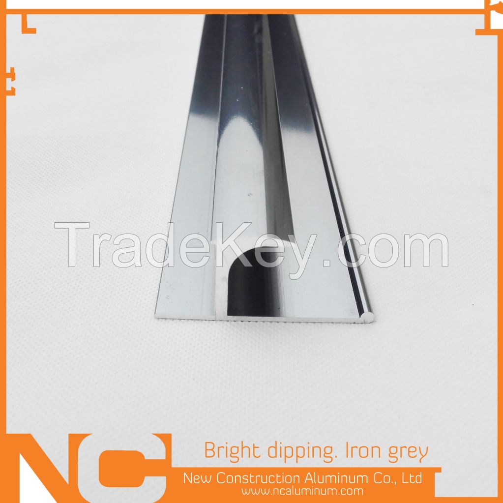 Bright dipping aluminum profile