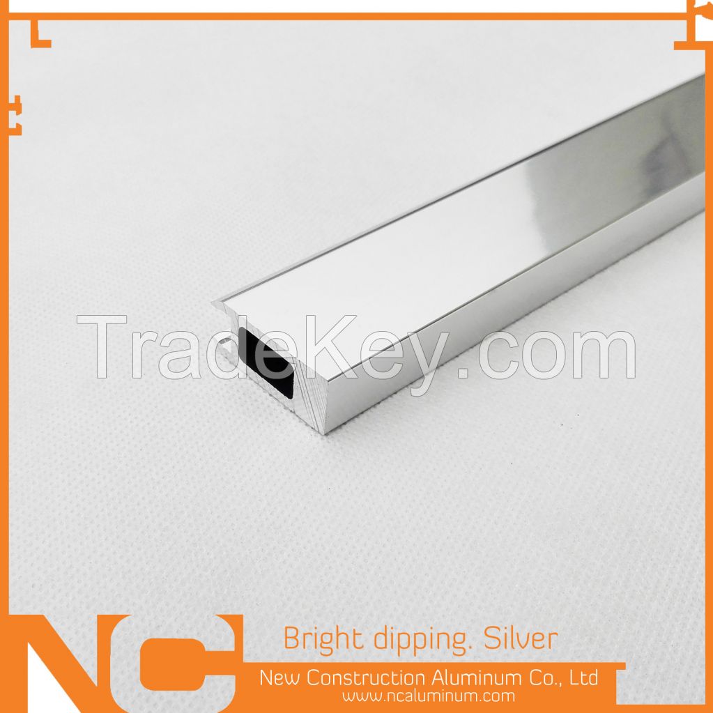 Bright dipping aluminum profile