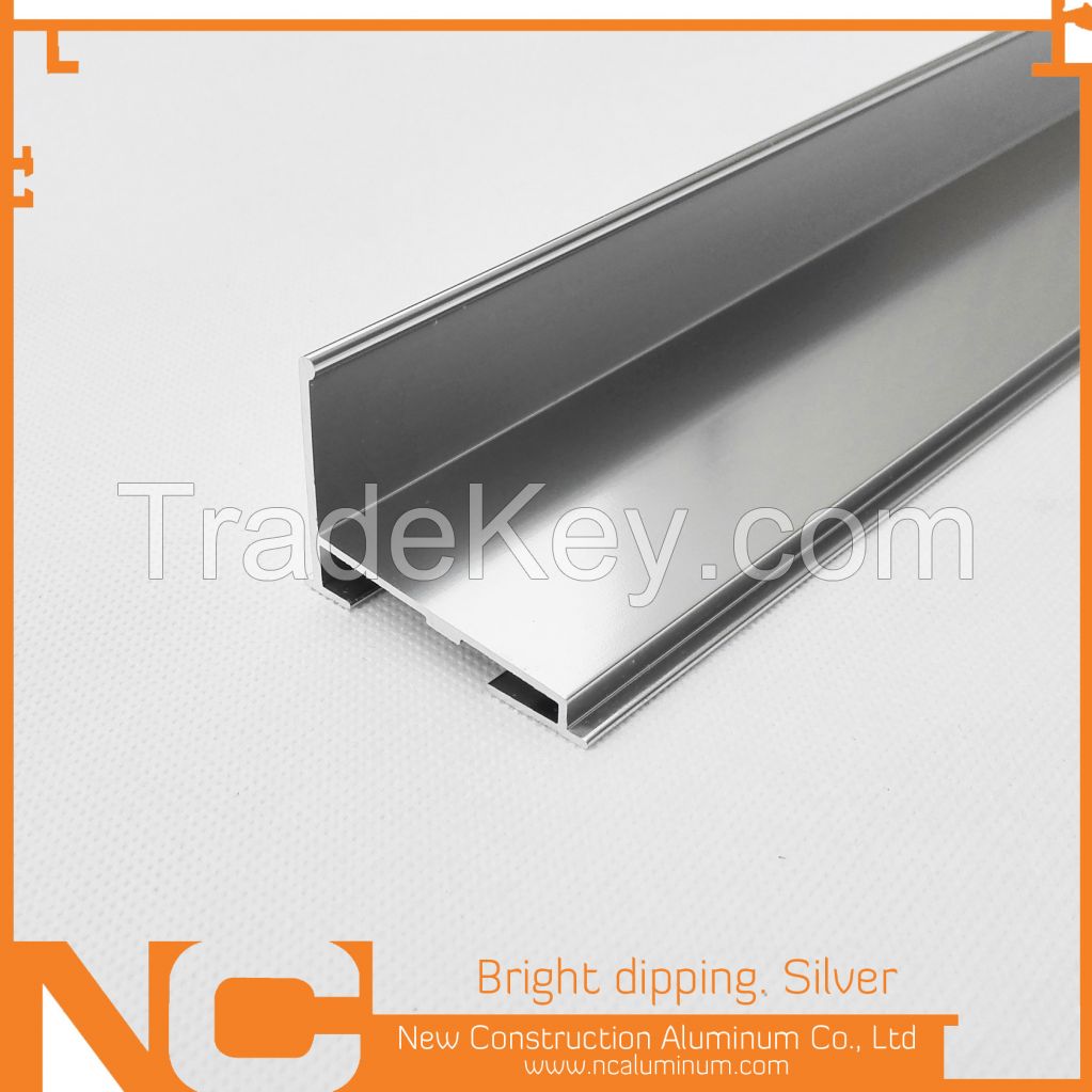 Bright dipping aluminum profile