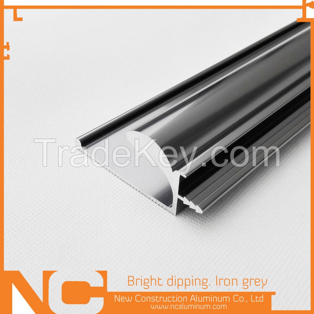 Bright dipping aluminum profile