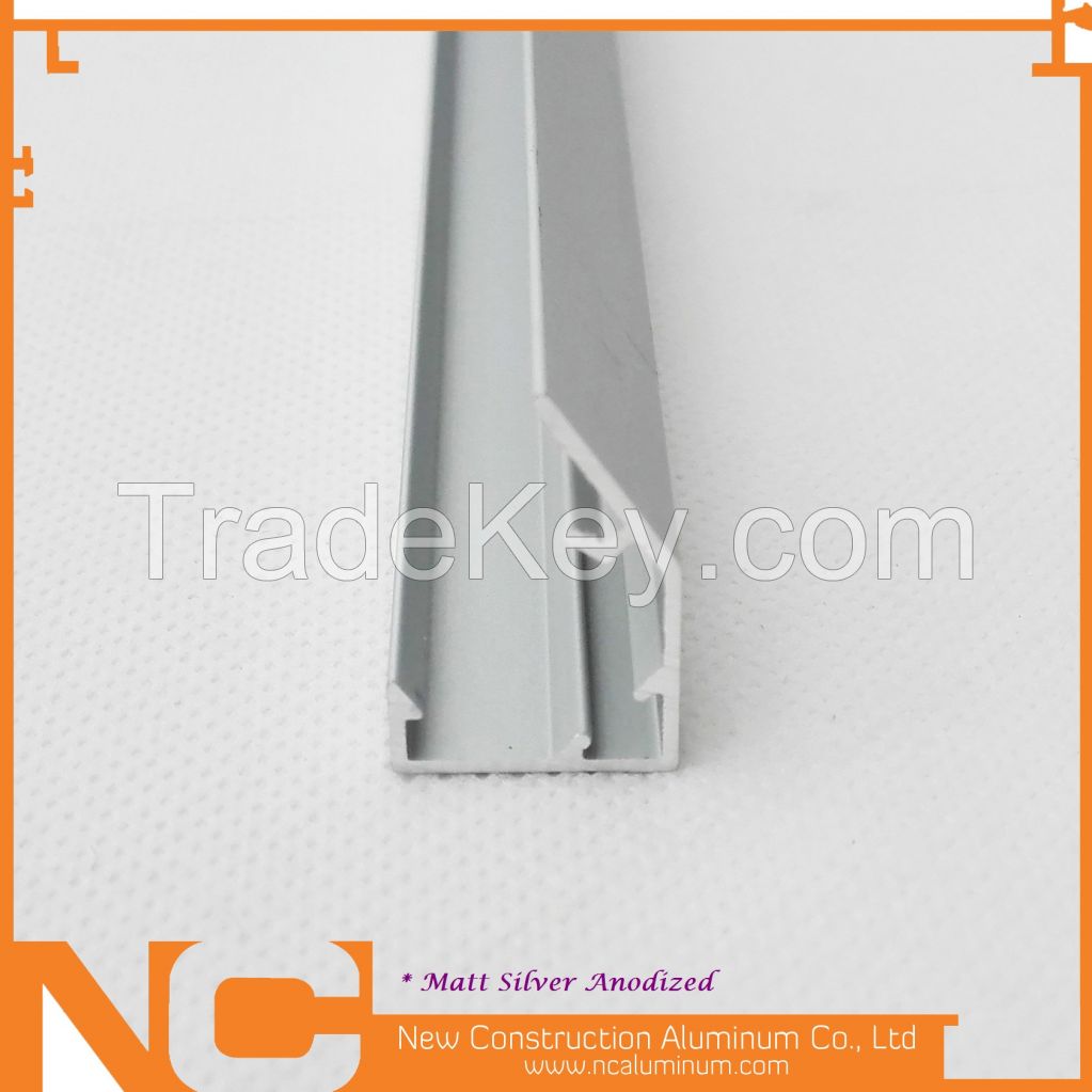 Anodized aluminum profile