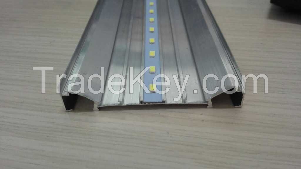 Ultra thin recessed heat sink led aluminum extrusion profile for led strip/led bar light
