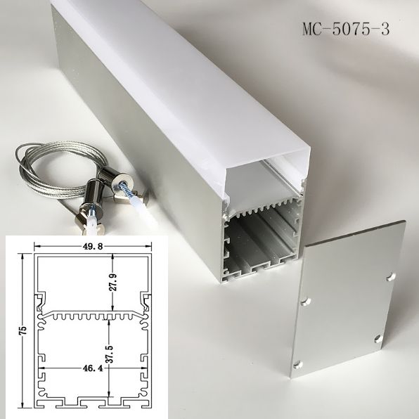 Aluminum LED Profile 5075-3