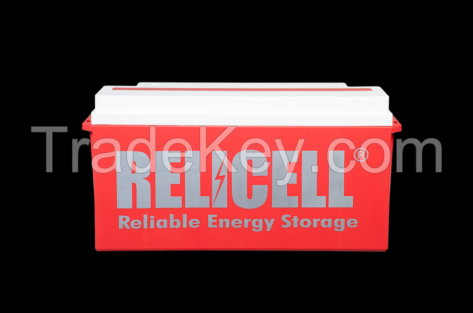 Relicell Ultra Gel maintenance free VRLA / SMF Battery for Inverter, 12V 1000 Watt Hours - 48 months