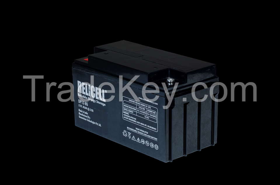 Relicell Maintenance Free UPS Battery 12V 7AH, 7.5AH, 9AH, 12AH, 18AH, 26AH, 42AH, 65AH, 75AH, 100AH, 120AH, 150AH, 200AH, 220AH, 240AH