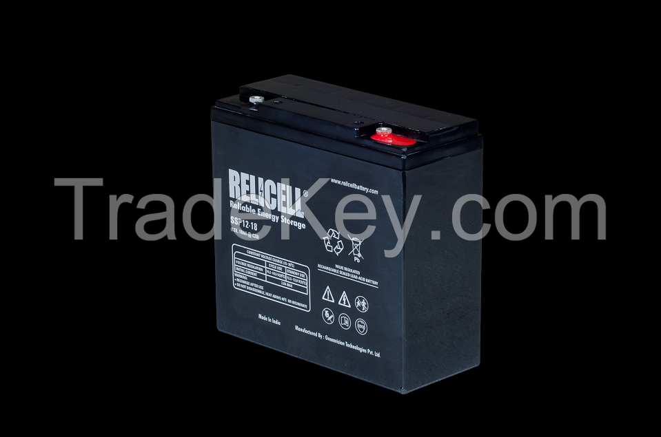 Relicell Maintenance Free UPS Battery 12V 7AH, 7.5AH, 9AH, 12AH, 18AH, 26AH, 42AH, 65AH, 75AH, 100AH, 120AH, 150AH, 200AH, 220AH, 240AH