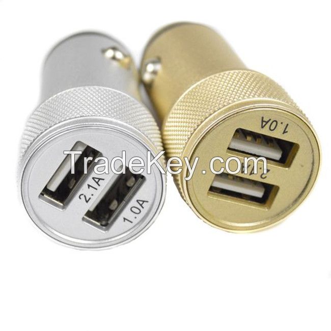 5 v 2a Dual Port Quick Charge Car USB Charger