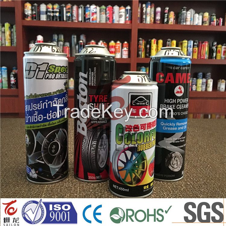 aerosol can for car care products