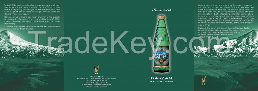 Natural Mineral Water Narzan