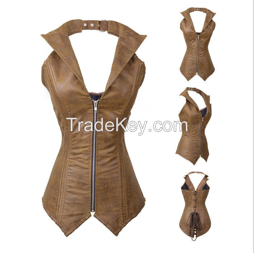  Mouse over image to zoom Biker-Body-Shaper-Steel-Bone-Overbust-Leather-Corset-Zip-Collar  Biker-Body-Shaper-Steel-Bone-Overbust-Leather-Corset-Zip-Collar  Biker-Body-Shaper-Steel-Bone-Overbust-Leather-Corset-Zip-Collar Have one to sell? Sell it yourself 