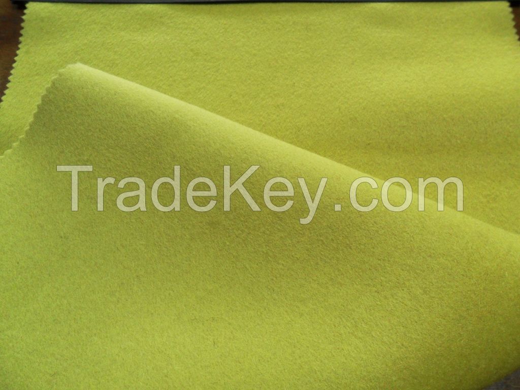 double face overcoating woolen fabric 80% wool