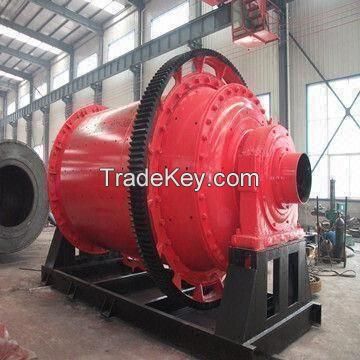 Wet overflow ball mill for grinding gold ore