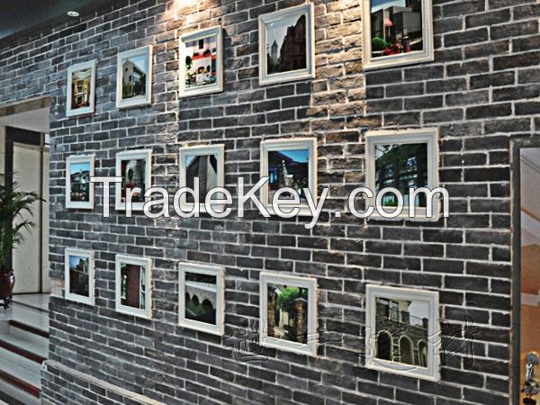 old wall relaimed brick slices